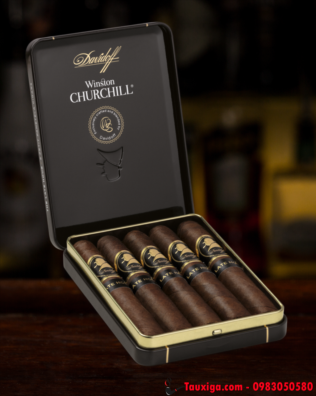 Davidoff Winston Churchill The Late Hour Petit Panetela (5 x 5 Cigars)